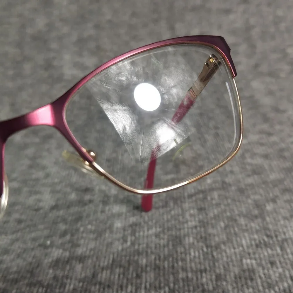 CoverGirl Eyeglasses Frames Only Women Pink Gold CG4005 076 Cat Eye 55-17-140